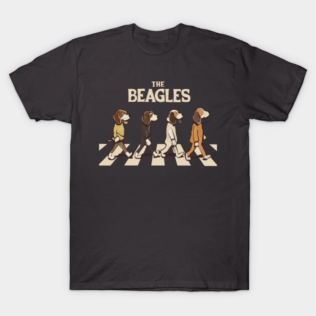 The Beagles T-Shirt by Rahelrana